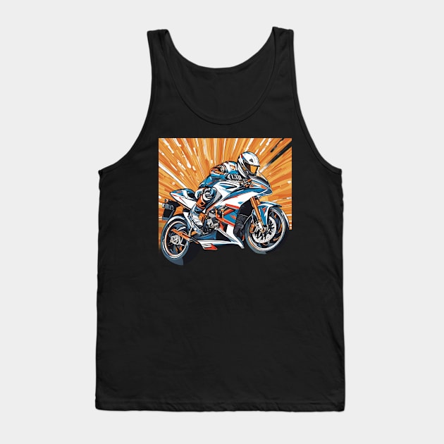 Motorcycling Tank Top by animegirlnft